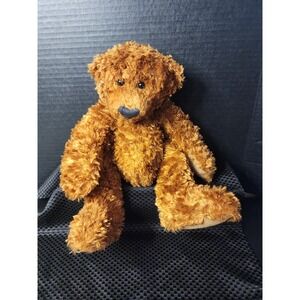 Russ Berrie Icky Teddy Bear Brown Shaggy Plush Stuffed Animal 90820 15" RARE